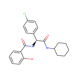 O=C(N[C@H](C(=O)NC1CCCCC1)c1ccc(Cl)cc1)c1ccccc1O ZINC000071340439