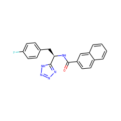 O=C(N[C@H](Cc1ccc(F)cc1)c1nnn[nH]1)c1ccc2ccccc2c1 ZINC000049070654