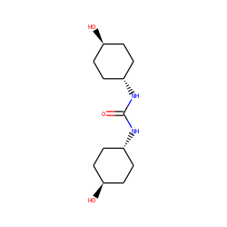 O=C(N[C@H]1CC[C@H](O)CC1)N[C@H]1CC[C@H](O)CC1 ZINC000253654706