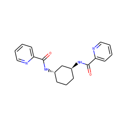 O=C(N[C@H]1CCC[C@H](NC(=O)c2ccccn2)C1)c1ccccn1 ZINC000095592377