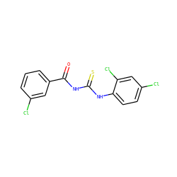 O=C(NC(=S)Nc1ccc(Cl)cc1Cl)c1cccc(Cl)c1 ZINC000004852923