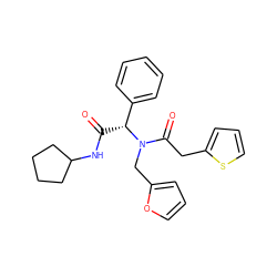 O=C(NC1CCCC1)[C@H](c1ccccc1)N(Cc1ccco1)C(=O)Cc1cccs1 ZINC000004848004