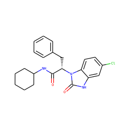 O=C(NC1CCCCC1)[C@H](Cc1ccccc1)n1c(=O)[nH]c2cc(Cl)ccc21 ZINC000096271921