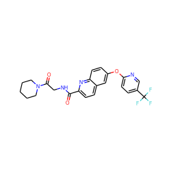 O=C(NCC(=O)N1CCCCC1)c1ccc2cc(Oc3ccc(C(F)(F)F)cn3)ccc2n1 ZINC001772652725