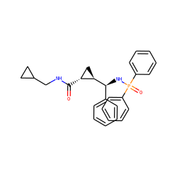 O=C(NCC1CC1)[C@@H]1C[C@H]1[C@@H](NP(=O)(c1ccccc1)c1ccccc1)c1ccccc1 ZINC000008829591