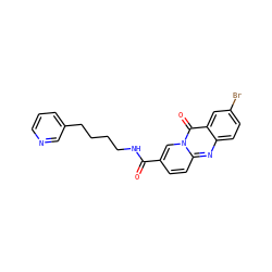 O=C(NCCCCc1cccnc1)c1ccc2nc3ccc(Br)cc3c(=O)n2c1 ZINC000029561697