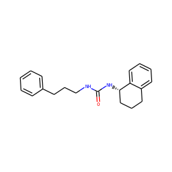 O=C(NCCCc1ccccc1)N[C@H]1CCCc2ccccc21 ZINC000058489839