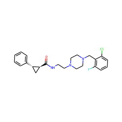 O=C(NCCN1CCN(Cc2c(F)cccc2Cl)CC1)[C@H]1C[C@@H]1c1ccccc1 ZINC000169321588