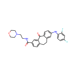O=C(NCCN1CCOCC1)c1ccc2c(c1)C(=O)c1ccc(Nc3ccc(F)cc3F)cc1CC2 ZINC000095593448
