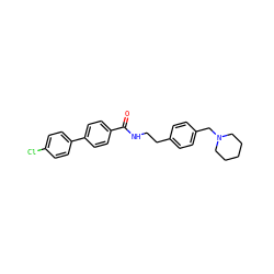 O=C(NCCc1ccc(CN2CCCCC2)cc1)c1ccc(-c2ccc(Cl)cc2)cc1 ZINC000036402797