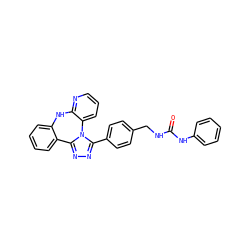 O=C(NCc1ccc(-c2nnc3n2-c2cccnc2Nc2ccccc2-3)cc1)Nc1ccccc1 ZINC000096174040