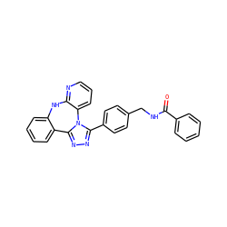 O=C(NCc1ccc(-c2nnc3n2-c2cccnc2Nc2ccccc2-3)cc1)c1ccccc1 ZINC000096174032