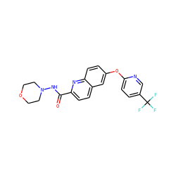 O=C(NN1CCOCC1)c1ccc2cc(Oc3ccc(C(F)(F)F)cn3)ccc2n1 ZINC001772577590