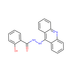 O=C(NNc1c2ccccc2nc2ccccc12)c1ccccc1O ZINC000095482919
