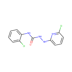 O=C(NNc1cccc(Cl)n1)Nc1ccccc1Cl ZINC000000480140