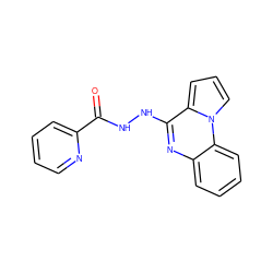 O=C(NNc1nc2ccccc2n2cccc12)c1ccccn1 ZINC000005940145
