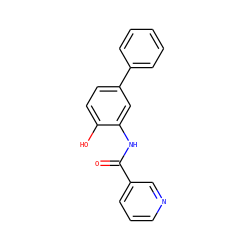 O=C(Nc1cc(-c2ccccc2)ccc1O)c1cccnc1 ZINC000029127761