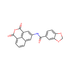 O=C(Nc1cc2c3c(cccc3c1)C(=O)OC2=O)c1ccc2c(c1)OCO2 ZINC000095582715