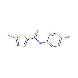 O=C(Nc1ccc(Br)cn1)c1ccc(Br)s1 ZINC000005571804