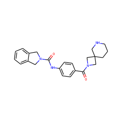 O=C(Nc1ccc(C(=O)N2CC3(CCCNC3)C2)cc1)N1Cc2ccccc2C1 ZINC000167180263