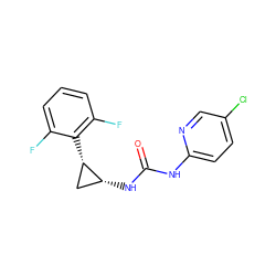 O=C(Nc1ccc(Cl)cn1)N[C@@H]1C[C@@H]1c1c(F)cccc1F ZINC000003811138
