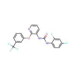O=C(Nc1ccc(F)cc1F)Nc1cccnc1Oc1cccc(C(F)(F)F)c1 ZINC000095590872