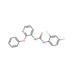 O=C(Nc1ccc(F)cc1F)Nc1cccnc1Oc1ccccc1 ZINC000095586976