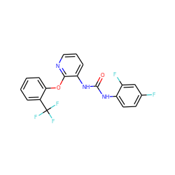 O=C(Nc1ccc(F)cc1F)Nc1cccnc1Oc1ccccc1C(F)(F)F ZINC000035848320