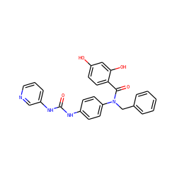 O=C(Nc1ccc(N(Cc2ccccc2)C(=O)c2ccc(O)cc2O)cc1)Nc1cccnc1 ZINC000653667740