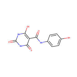 O=C(Nc1ccc(O)cc1)c1c(O)[nH]c(=O)[nH]c1=O ZINC000196132212