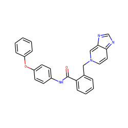 O=C(Nc1ccc(Oc2ccccc2)cc1)c1ccccc1Cn1ccc2ncnc-2c1 ZINC000100062198