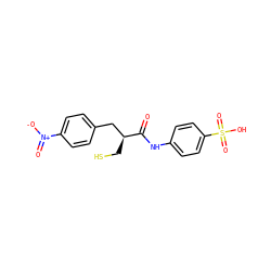 O=C(Nc1ccc(S(=O)(=O)O)cc1)[C@@H](CS)Cc1ccc([N+](=O)[O-])cc1 ZINC000013449818
