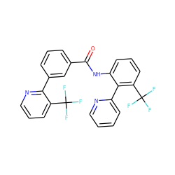 O=C(Nc1cccc(C(F)(F)F)c1-c1ccccn1)c1cccc(-c2ncccc2C(F)(F)F)c1 ZINC001772596828