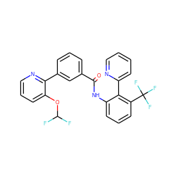 O=C(Nc1cccc(C(F)(F)F)c1-c1ccccn1)c1cccc(-c2ncccc2OC(F)F)c1 ZINC001772598498