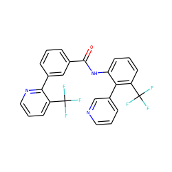 O=C(Nc1cccc(C(F)(F)F)c1-c1cccnc1)c1cccc(-c2ncccc2C(F)(F)F)c1 ZINC001772656445