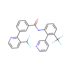 O=C(Nc1cccc(C(F)(F)F)c1-c1cccnc1)c1cccc(-c2ncccc2C(F)F)c1 ZINC001772588551