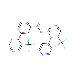 O=C(Nc1cccc(C(F)(F)F)c1-c1ccncc1)c1cccc(-c2ncccc2C(F)(F)F)c1 ZINC001772648667
