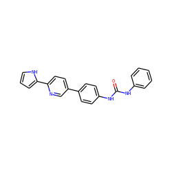 O=C(Nc1ccccc1)Nc1ccc(-c2ccc(-c3ccc[nH]3)nc2)cc1 ZINC000168784287