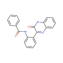 O=C(Nc1ccccc1-c1nc2ccccc2[nH]c1=O)c1ccccc1 ZINC000017945117