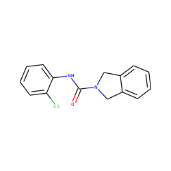 O=C(Nc1ccccc1Cl)N1Cc2ccccc2C1 ZINC000106252299
