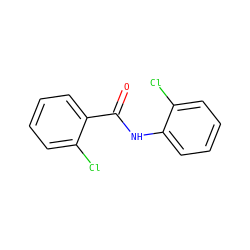 O=C(Nc1ccccc1Cl)c1ccccc1Cl ZINC000000126115