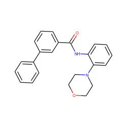 O=C(Nc1ccccc1N1CCOCC1)c1cccc(-c2ccccc2)c1 ZINC001772600247
