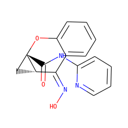 O=C(Nc1ccccn1)[C@]12C[C@H]1/C(=N\O)c1ccccc1O2 ZINC000084729261