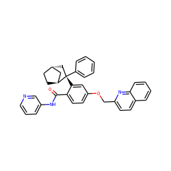 O=C(Nc1cccnc1)c1ccc(OCc2ccc3ccccc3n2)cc1[C@]1(c2ccccc2)C[C@H]2CC[C@H]1C2 ZINC000101508223