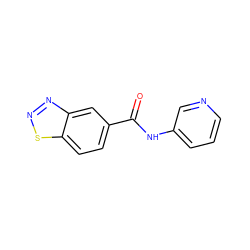 O=C(Nc1cccnc1)c1ccc2snnc2c1 ZINC000000205208