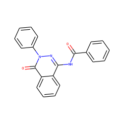 O=C(Nc1nn(-c2ccccc2)c(=O)c2ccccc12)c1ccccc1 ZINC000071318486