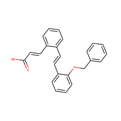 O=C(O)/C=C/c1ccccc1/C=C/c1ccccc1OCc1ccccc1 ZINC000028131673