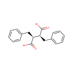 O=C(O)[C@@H](Cc1ccccc1)[C@H](Cc1ccccc1)C(=O)O ZINC000039298324