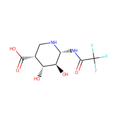 O=C(O)[C@@H]1CN[C@H](NC(=O)C(F)(F)F)[C@@H](O)[C@@H]1O ZINC000028568554