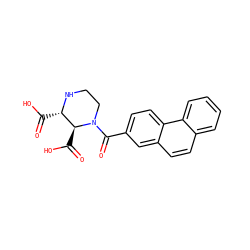 O=C(O)[C@@H]1NCCN(C(=O)c2ccc3c(ccc4ccccc43)c2)[C@H]1C(=O)O ZINC000013642369